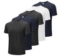 MEETWEE T-Shirt de Sport Homme, Séchage Rapide Respirant Baselayer Manches Courtes Maillot Running Tee Shirt Jogging pour Le Sport la Gym Le Fitness