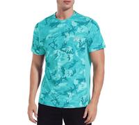 MEETWEE T-Shirt Homme, Tee Shirt Sport Manche Courte Rashguard Rash Vest Anti-UV UPF 50+ Sun Protection Tops Running Fitness Surfing