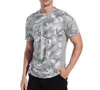 MEETWEE T-Shirt Homme, Tee Shirt Sport Manche Courte Rashguard Rash Vest Anti-UV UPF 50+ Sun Protection Tops Running Fitness Surfing