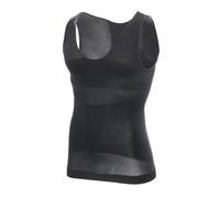 MEETYOO Débardeur Compression Homme,Manches Longues pour Hommes Maillot de Corps Ventre Plat Minceur Gilet Invisible Amincissant sans Manches Body Shaper Tee Shirt