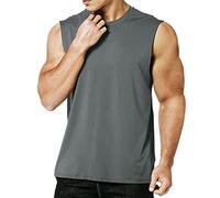 MEETYOO Debardeur Homme, Manches Maillot Running Tee Shirt pour Sports Jogging Musculation Vest