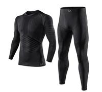 MEETYOO Ensemble Sous-Vêtement Compression Thermique Homme Sec Rapide Ski