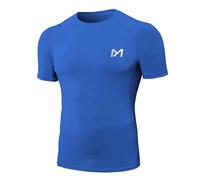 MEETYOO Maillot Compression Homme,Blu-Corta,M