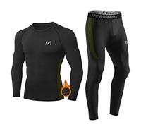 MEETYOO Men’s Thermal Underwear Set, Wicking Long Johns Quick Dry Base Layer Sport Compression Suit for Workout Skiing Running Hiking