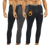 MEETYOO Pantalon Thermique Homme Legging Homme Thermique Pantalon Cuissard Long Hiver pour Sport,Randonnée,Vélo,2/3 Pack