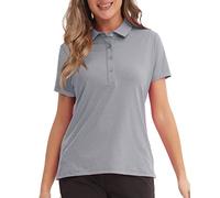 MEETYOO Polo Femme Manches Courtes, Chemise Femme Manches Courtes Golf Tshirts Séchage Rapide RespirantSports Outdoor T Shirts Eté Slim Fit Golf Sports