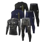 MEETYOO sous-vêtements Thermiques Homme Ensemble de Compression Respirant à Séchage Rapide pour SkiFitness et Cyclisme