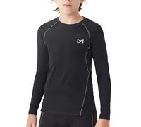 MEETYOO T-Shirt Compression Garçon Léger Respirant,Noir,134