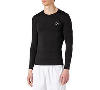 MEETYOO T- Shirt de Compression à Manches Longues pour Homme Chemise, Noir M