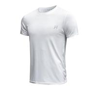 MEETYOO T Shirt de Running Homme Haut Sportif Respirant à Séchage Rapide,Manches Courtes pour Course à Pied,Fitness,Entraînement