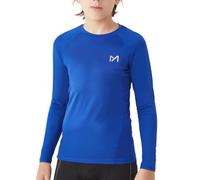 MEETYOO T-Shirts de Compression pour Garçons Compression a Manches Longues pour Enfant Base Haut Respirant à Séchage Rapide Idéal pour la Course à Pied et Le Basketball