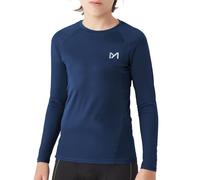 MEETYOO T-Shirts de Compression pour Garçons Compression a Manches Longues pour Enfant Base Haut Respirant à Séchage Rapide Idéal pour la Course à Pied et Le Basketball
