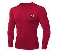 MEETYOO Tee-Shirt Base Layer Compression Homme,Rouge-1.M