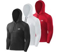 MEETYOO MU16T Shirt, Noir+Blanc+Rouge, M Men's