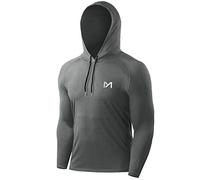 MEETYOO Tee-Shirt Manches Longues Homme,Gris,M