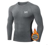 MEETYOO Tee Shirt Thermique Homme Manche Longue, Baselayer Maillot Running Vetement Fitness pour Sports Jogging Musculation Chemise