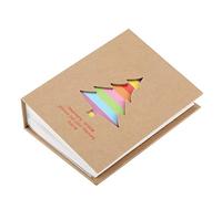 MEEVINWH Album photo cadeau, design moderne, contient 100 photos 4R, structure résistante, protège et stocke des images pour amis, camarades de classe, clients (petit arbre)