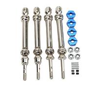 MEEVINWH Arbre d'entraînement Traxxas Slash CVD, jeu d'essieux en alliage d'aluminium, kit de mise à niveau antirouille réglable pour voiture 1/10 RC, Hqtoys 727, améliore la