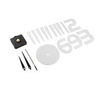 MEEVINWH Autocollants d'horloge Murale, Design Autocollant 3D élégant, pour la Personnalisation DIY, idéal pour la décoration de Bureau à Domicile, Cadeau Parfait pour Les (Argent)