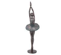 MEEVINWH Ballerina Statue, Unique Artwork for Home Decor, Exquisite Sculpture Craftsmanship, Inspirational Figurine for Desk Shelf Table, Graceful Dance Centerpiece Gift