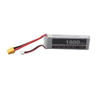 MEEVINWH Batterie d'avion RC à taux de décharge élevé pour modèles réduits d'avions, Batterie Lipo 7,4 V 1800 mAh 25C, Conception légère, Charge Rapide, Temps de vol prolongé (XT60)