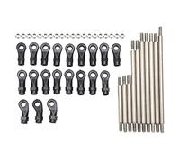 MEEVINWH Biellettes de direction en acier inoxydable pour Traxxas Trx4, pièces de mise à niveau durables pour voiture RC, gravité centrale inférieure, installation facile,