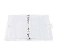 MEEVINWH Classeur de rangement pour matrices de découpe, organiseur pour découpeurs, style carnet avec pages intérieures en PVC, idéal pour le scrapbooking, la fabrication de (Page intérieure à