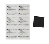 MEEVINWH Kit de réparation de pneus pour vélos de montagne, patchs autocollants imperméables, matériau en caoutchouc durable avec papier de verre, six patchs par paquet pour