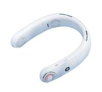 MEEVINWH Mini ventilateur de cou licou, Rechargeable par USB, batterie de 4000mAh, 4 cœurs, silencieux, Portable, pliable, numérique, sans lame