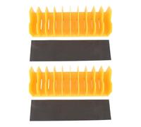 MEEVINWH Organisateur de clés ABS, 2 pièces, Gain de Place, Support de clé Multifonctionnel à 10 Fentes pour Pinces, cliquets, Ciseaux, Tournevis