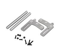 MEEVINWH Pare-chocs avant de voiture RC pour SCX10 SCX10II, plaque de protection en alliage, installation facile, look amélioré, compatible avec camion sur chenilles à l'échelle