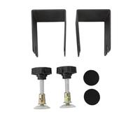 MEEVINWH Pince d'installation d'armoire, gabarit de tiroir robuste pour le travail du bois, fixation de tige filetée réglable avec coussinet antidérapant, construction en acier