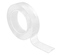 MEEVINWH Ruban adhésif double face, bandes adhésives robustes pour murs, ruban de montage transparent amovible lavable et réutilisable pour la maison, le bureau, la cuisine, (3 mètres)