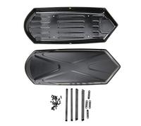 MEEVINWH Sac de rangement sur le toit de la voiture, porte-bagages étanche avec tiges de support en métal pour véhicules, matériau ABS durable, organisateur de voyage de grande