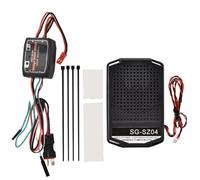 MEEVINWH Simulateur de son de voiture RC pour véhicules télécommandés 2,4 G, effets sonores du moteur et des haut-parleurs, fonction de contrôle de mixage pour un réalisme amélioré