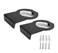 MEEVINWH Support Mural de Basket-Ball en Acrylique, 2 pièces, léger, Petit Ballon Stable, pour Maison, Magasin, Gymnase (Noir, Lot de 2)