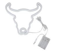 MEEVINWH Veilleuse néon à LED décorative en forme de vache à suspendre pour fête de mariage, chambre à coucher, bar