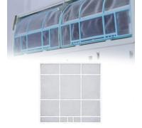 MeevrgR 1 filtre pour climatiseur d'intérieur en plastique, 1 climatiseur adapté pour l'intérieur et la maison, ce qui peut réduire la performance et l'efficacité (32,2 x 31 cm)