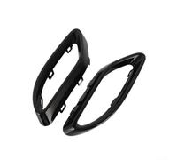 MeevrgR 2058852221 Embout d'échappement compatible - Couvercle de tuyau en ABS galvanisé noir pour Mercedes W177/W247 2018-2022, cadre décoratif de style OEM côté gauche/droit