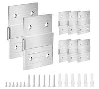 MeevrgR 40,6 x 5,1 cm taquet français en aluminium de 5,1 cm, convient pour la maison, robuste et solide et ainsi de suite sur votre mur, vous offre un coffre-fort