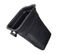 MeevrgR 532400226 Bac de fixation pour tracteur de pelouse avec cadre, plastique + sac de ramassage d'herbe pour 400226 960730028, noir, 50 x 37,5 x 58 cm