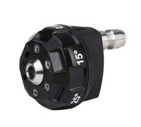 MeevrgR Adaptateur à connexion rapide de 14 mm avec embouts de buse 6 en 1 pour nettoyeurs haute pression Karcher K2 K3 K4 K5 K6/K7, tête de pulvérisation réglable en laiton pour différentes tâches de