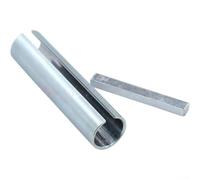 MeevrgR Adaptateur de manchon de vilebrequin de 5/8" à 3/4" - Bague réductrice d'alésage de poulie de moteur avec rainure de clavette de 3/16" - Convertisseur d'arbre en métal robuste pour moteurs à