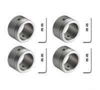 MeevrgR Adaptateur de valve de radiateur M30 x 1,5 en acier inoxydable - Raccord de tête de thermostat pour systèmes de chauffage hydrauliques - Résistant à la rouille - Installation sans outils (C)