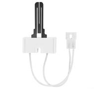 MeevrgR Allumeur de rechange pour sécheuse à gaz Amana pour GE Kenmore WE4X750 2 écrous en céramique, barre de préchauffage en métal blanc (7,6 x 3 x 1 cm)