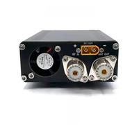 MeevrgR Amplificateur de puissance haute fréquence 50 W pour Xiegu G90 G1M X5105 USDX FT-817 IC-703 705 KX3 QRP FT-818, pour interface M/UHF & Q9/BNC, 3-24 MHz, 13,8 V, ventilateur intégré, TX/RX pour