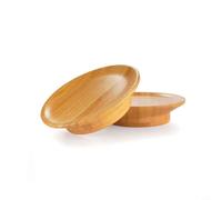MeevrgR Assiette en bois pour verre à vin, planche à charcuterie élégante pour servir des apéritifs et des desserts, accessoire de fête de qualité alimentaire pour les rassemblements et l'utilisation