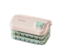MeevrgR Bac à glaçons de grande capacité avec couvercle, récipient à glace à congélation rapide pour cuisine, outil à glace facile à démouler, matériau PET + PP + ABS sans danger