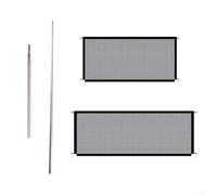 MeevrgR Barrière de sécurité rétractable pour escaliers et portes, clôture de sécurité résistante aux rayures pour bébés, séparation réglable jusqu'à 180 cm, barrière légère pour la maison, noir ou