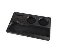 MeevrgR Base de rangement pour tamper à café NJ ES601 ES655 ES701 - Organiseur noir avec maille et porte-pinceaux, station d'accessoires Espresso